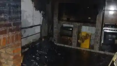 Un incendio arrasó una casa en Ullum: el detalle que habría encendido todo