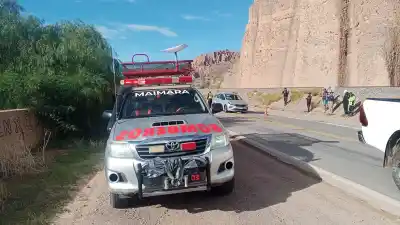 La travesía de los fieles que obliga a los bomberos a pedir ayuda