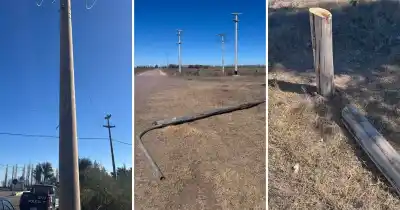 Robaron 200 metros de cable en Jaime Prats y la Delegación ya lanzó una advertencia
