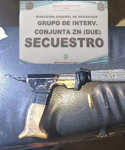 Un arma de fabricación casera y un cartucho: lo que encontraron en plena madrugada