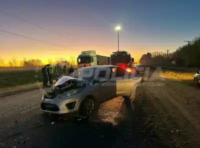 Chocó en la Ruta 7 con un auto alquilado en Chile y el procedimiento tuvo un detalle inesperado