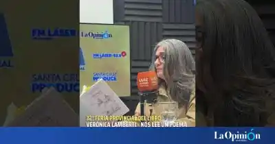 El poema que leyó en la radio y anticipa su libro: la cita literaria que se viene