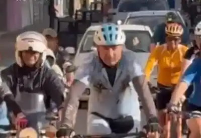 Pedaleó desde Buenos Aires hasta Salta: el recibimiento que lo hizo llorar en Metán