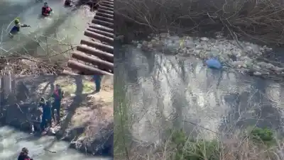 Un auto cayó a un canal con una familia adentro y el hijo de 4 años fue arrastrado por la corriente