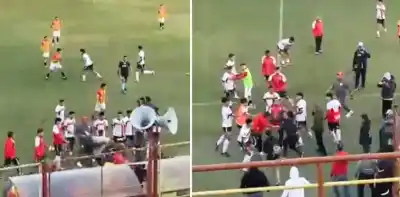 El gol que selló su destino: así cayó Tucumán Central y terminó en una batalla campal