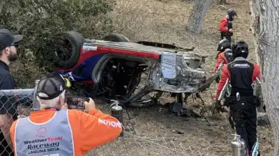 Un Porsche voló en el aire y quedó destruido en el circuito que define la IndyCar