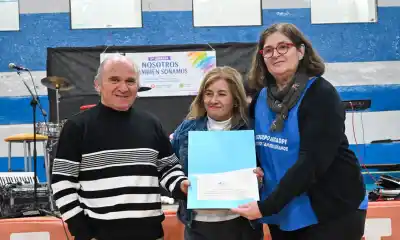 El muro que armaron en Trelew para derribar barreras