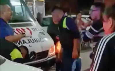 Un accidente a metros de un sanatorio tucumano y una respuesta que enfureció a los testigos
