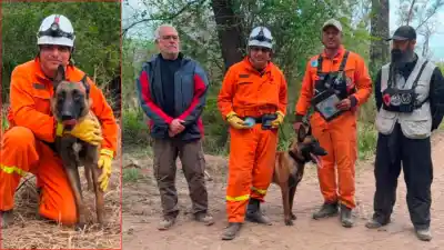 El santiagueño que con su perro Argos se quedó con el primer puesto en una prueba nacional