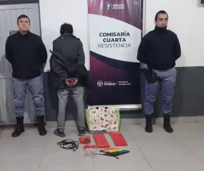 Robó elementos de un auto en Resistencia, pero un detalle delató al ladrón