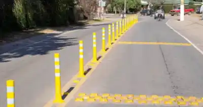 Tras una seguidilla de accidentes, pusieron reductores en la ruta E-62