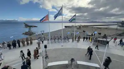 El emotivo acto por el primer aniversario del Museo y Memorial Malvinas en Bariloche