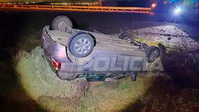 Volcó en la Autovía Norte tras chocar contra una vaca: qué pasó con la conductora