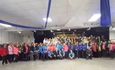 Un encuentro de coros reunió a tres provincias en 25 de Mayo: el homenaje que emocionó a todos
