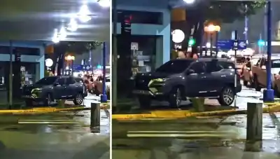 Vereda tomada: la escena que indignó a los jóvenes a la salida de un boliche en la capital tucumana