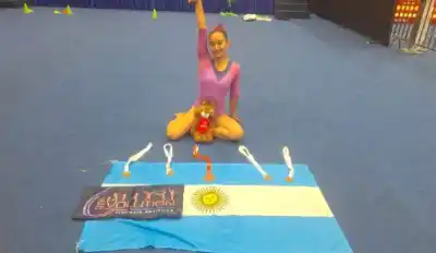 La gimnasta correntina que brilló en el Sudamericano y emocionó a todos