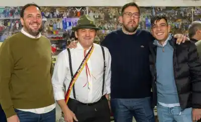 La foto que opacó a la torta alemana: el encuentro de Di Nápoli con el líder de Fuerza Pampa