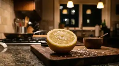 El truco de la abuela que sigue funcionando: lo que pasa cuando dejás limón con sal en la cocina