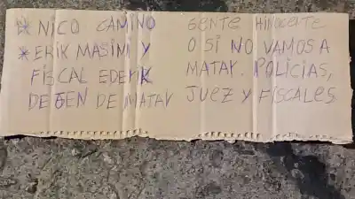 El mensaje que delató a los gatilleros que atacaron a tiros dos sedes policiales