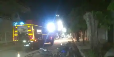 Se quedó sin casco en un control y su reacción dejó a todos boquiabiertos