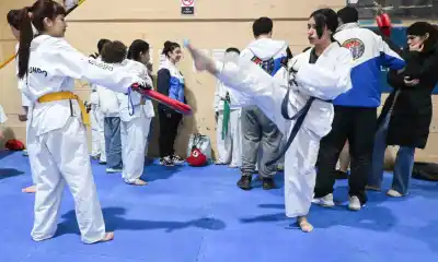 Madryn celebró 41 años de taekwondo con una copa que reunió a más de 200 deportistas