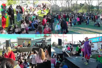 Festejos por el Día del Niño: miles de familias coparon Paraná y San Benito