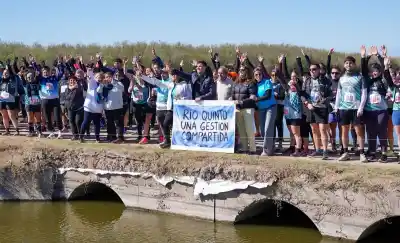 Corren por los ríos pampeanos: la maratón que une deporte y reclamo hídrico