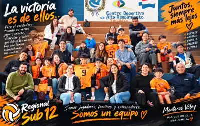 Monteros Vóley, campeón regional: el Sub 12 que ilusiona a todo Tucumán