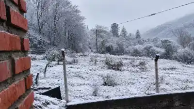 El pueblo que se convirtió en el punto más frío de la provincia