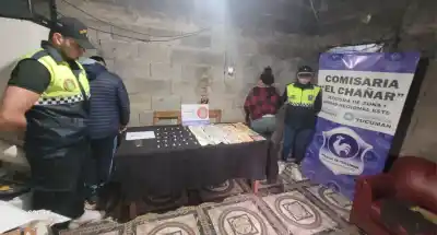 Fueron a recuperar objetos robados y encontraron un kiosco narco en una casa de El Naranjo