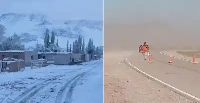 Alerta amarilla en Catamarca: ráfagas de hasta 100 km/h y nevadas