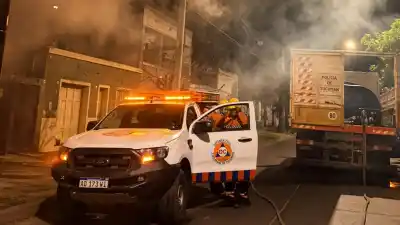 Grito desesperado antes de morir: el dramático incendio en Barrio Sur