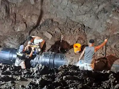 Volvió el agua al norte chaqueño: repararon el acueducto de Puerto Lavalle tras dos días de trabajo