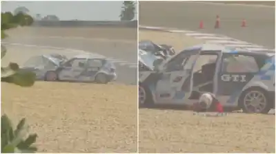 Tragedia en una carrera en España: un piloto murió tras un violento choque