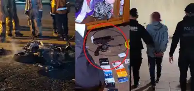 Un conflicto vecinal en Posadas terminó a los tiros y con una moto en llamas