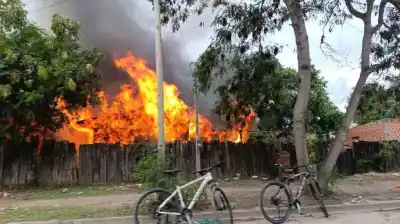 San Pedro de Jujuy: Una colilla de cigarrillo desató el infierno que arrasó una casa