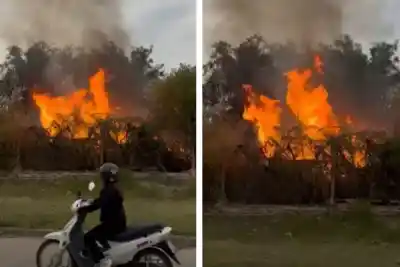 El contundente pedido de los Bomberos de Las Termas tras un incendio que se les fue de control