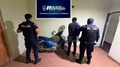 Recuperan una moto robada en La Banda tras una fuga a pie por la ruta 34