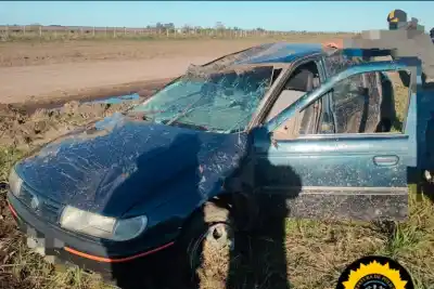 Volcó en la Ruta 37 con su pareja y sus hijos: qué dijeron los médicos