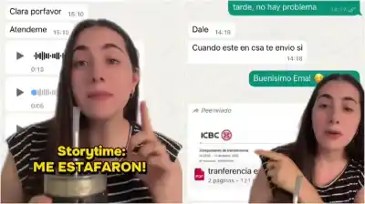 La estafa que casi logra engañar a una terapeuta: el desesperado pedido por 1.4 millones de pesos
