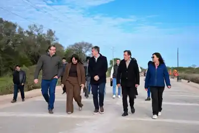 Una localidad chaqueña esperó 81 años por su acceso pavimentado: la obra ya casi está