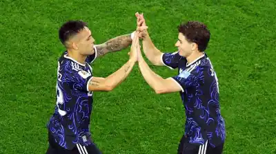 El gesto de Lautaro Martínez con Julián Álvarez en plena tormenta del Atlético