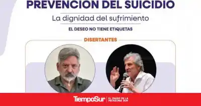 Jornada gratuita en Río Gallegos: cómo participar de la charla sobre prevención del suicidio