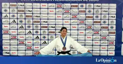 La riogalleguense que se subió al podio en El Salvador y dejó su marca en el judo panamericano