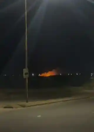 Preocupación en El Pantanillo: el fuego que se vio en plena madrugada