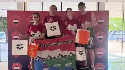 Podios y marcas: la notable actuación de los nadadores obereños en la Copa Sajonia