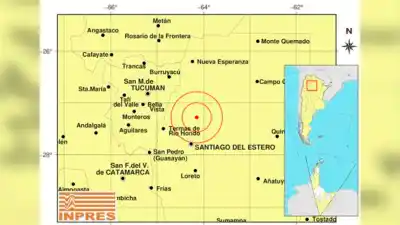 Temblor en Santiago del Estero: qué magnitud tuvo el sismo que se sintió en la provincia