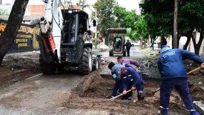 Obras en un desagüe de barrio Cáceres: qué implica el plan y qué calles quedan cortadas