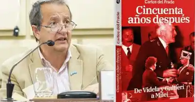 Del Frade presenta un libro explosivo: los puentes ocultos entre la dictadura y el gobierno actual