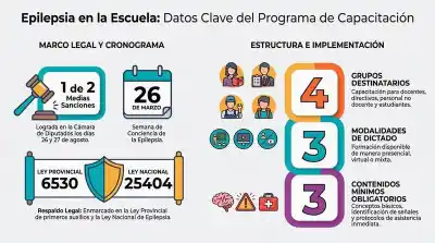 El proyecto que busca capacitar en epilepsia a todas las escuelas de Corrientes ya tiene media sanción